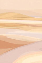 Abstract desert landscape sand dunes beige shades
