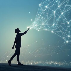  Connecting to the Future: A Silhouette Reaching for a Network of Stars