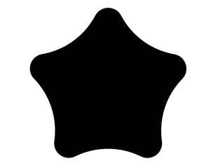 speech bubble icon 25E : bubble, speech, icon, symbol, illustration, vector, design, speech balloon icon, comics, cartoon style, star, shape, gold,