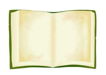 見開きの古文書のフレーム