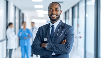 Doctor in hospital hallway (3)