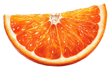 Sliced Orange On Transparent Background PNG
