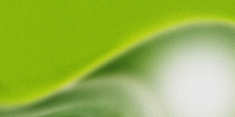 Bright green abstract background image features soft white gradient curves and a grainy texture that adds interest. It's perfect for use as a design background,