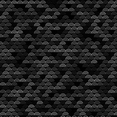 black and white seamless pattern