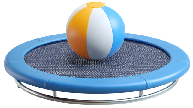 blue inflatable mattress