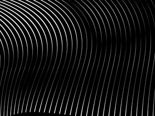 The horizontal repeating pattern background consists of thin white lines arranged neatly with uniform spacing on a dark background, creating a modern and minimalist texture.