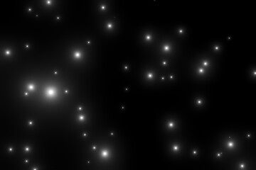 空から降り注ぐ白い粒子