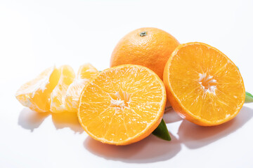Fresh Mandarin Orange Slices and Whole Fruit