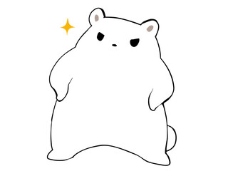 しろくま ドヤ顔