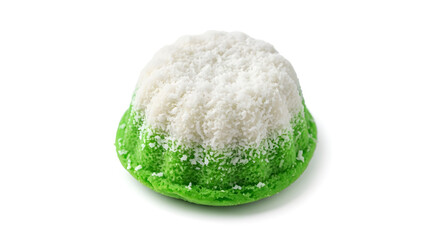 Kuih Seri Ayu Traditional Malaysian Steamed Cake with Coconut