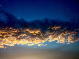 sunrise in the sky