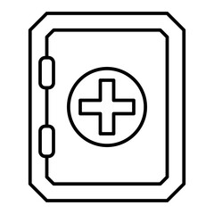 Obraz premium madicine cabinet icon