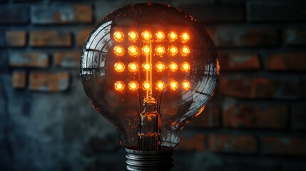Illuminating Innovation: An LED Bulb Casting Light on Technological Progress