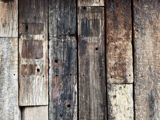 Old rustic wooden planks wall texture-weathered timber background for vintage design

