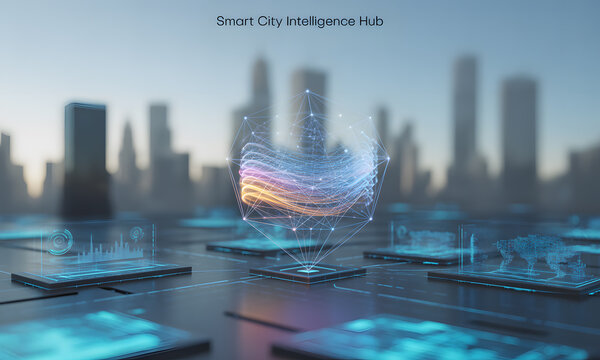 Smart City Intelligence Hub: Digital Urban Network & Data Visualization
