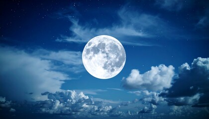 Fototapeta premium Full moon at night