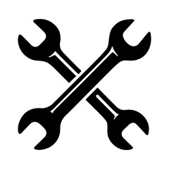 Spanner icon with transparent background	
