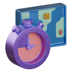 Order tracking status 3D Icon colorful style colorful style