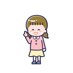 私服のこども／ななめ／女の子 13