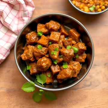 Mutton liver fry or kaleji masala, popular non vegetarian recipe from india and