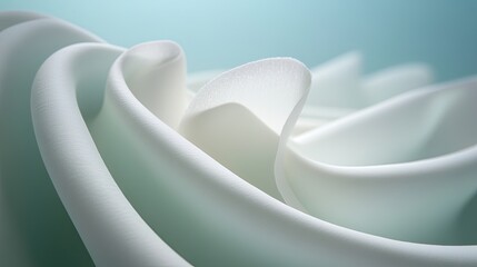 Close-up view of soft, flowing fabric folds.