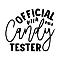 Official Candy Tester Svg