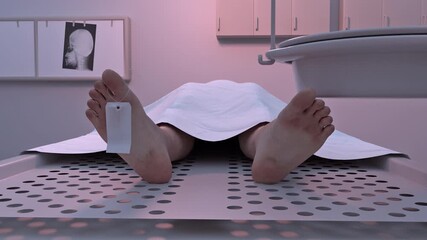 Dead Body in Morgue