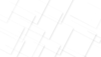 Abstract 3d modern square background. Abstract white template and poster geometric background.