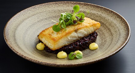 黒米と白身魚の調べ
