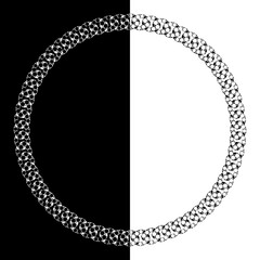 black and white chain jewellery vector illustration
