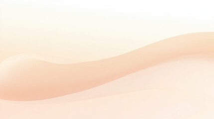 Delicate, flowing curves in a soft peach hue.