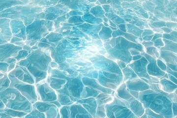 Obraz premium Rippled turquoise water surface