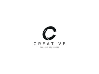 Fototapeta premium c modern letter logo