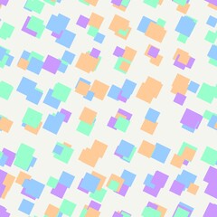 seamless pattern with colorful squares