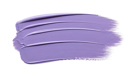Fototapeta premium Purple Brush Stroke with Bold Texture on Transparent Background