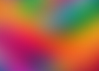 Vibrant abstract pixelated background with a rainbow color gradient
