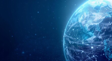 planet earth in space