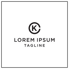 ck or kc circle logo 