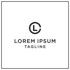 Obraz premium cl or lc circle logo 