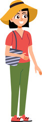 Obraz premium Traveler Illustration