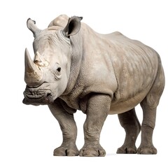 White Rhinoceros Portrait