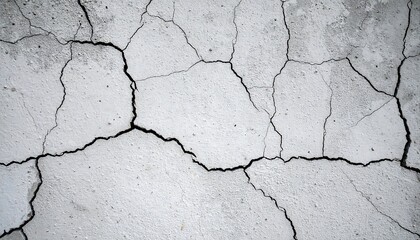 Obraz premium Cracked gray surface