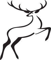 logo of a deer