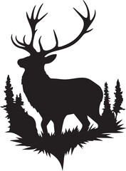  logo of a deer