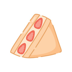 A colorful set of hand-drawn dessert and pastry illustrations in a flat style. This collection includes various sweet Perfect for food-themed projects, culinary content, and bakery branding