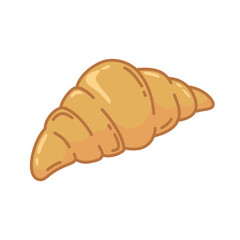 A flat illustration of bread, resembling a rustic bun or artisan roll. The bread has a golden brown crust with visible texture and flour sprinkles, making it look freshly baked and appetizing