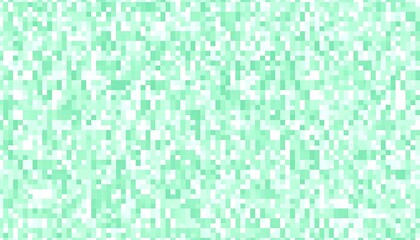 Fototapeta premium Pastel mint green pixelated background
