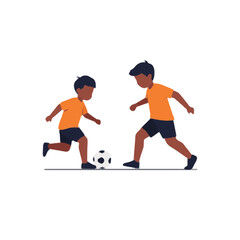 Obraz premium football player silhouette
