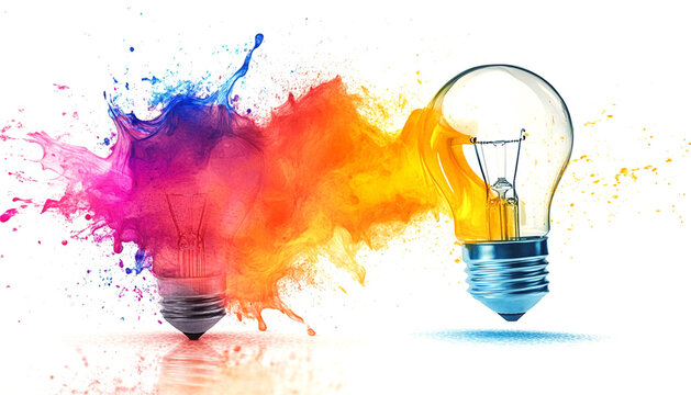 Idea Lightbulb Creativity Concept Image