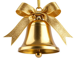 christmas bells isolated on white